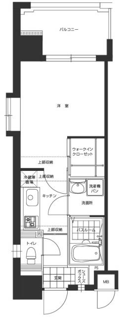 エンクレスト博多駅東(1K/10階)の間取り写真