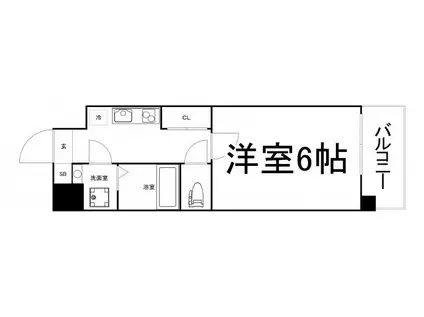 コリーナ(1K/7階)の間取り写真