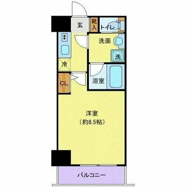 ロメック月島 4階階 間取り
