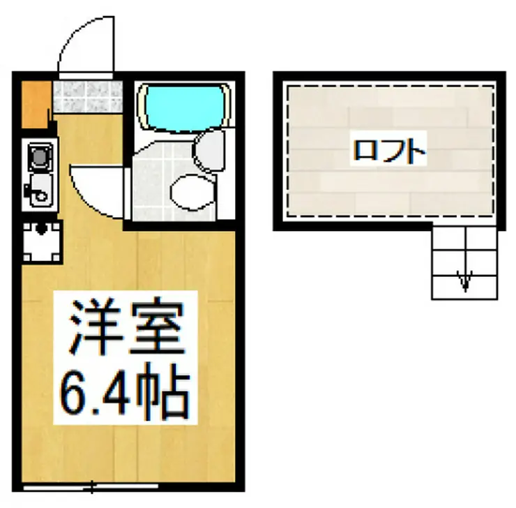 カレッジ志木 1階階 間取り