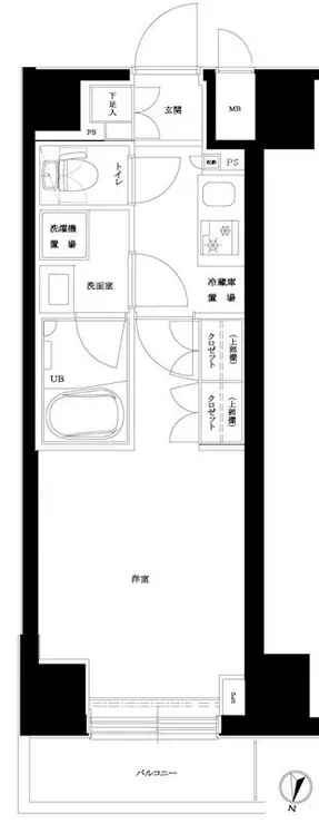 ルーブル東十条 10階階 間取り