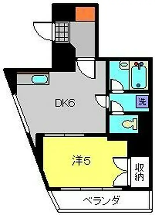 アクセスマスダ 1階階 間取り