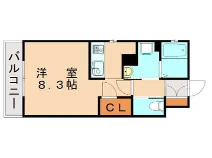 EL CEREZO(1K/3階)の間取り写真