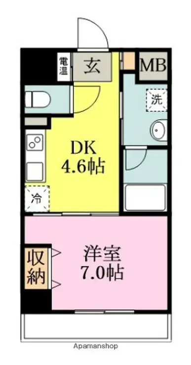 ケフィーズ・クニミ 9階階 間取り