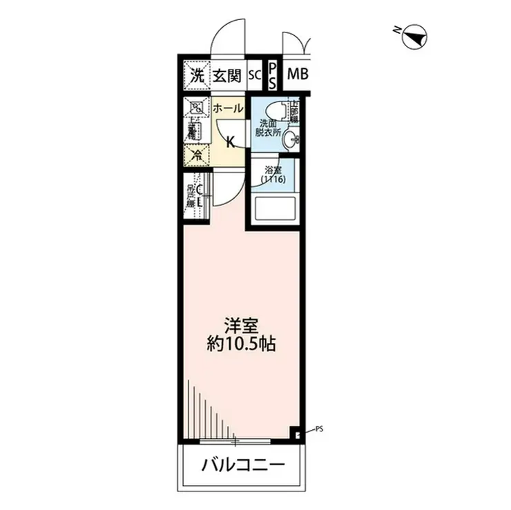 プレール・ドゥーク中板橋II 1階階 間取り