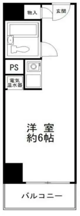 コルム目黒不動前 1階階 間取り