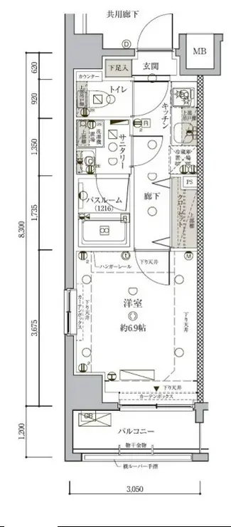 クレヴィスタ板橋西台 5階階 間取り