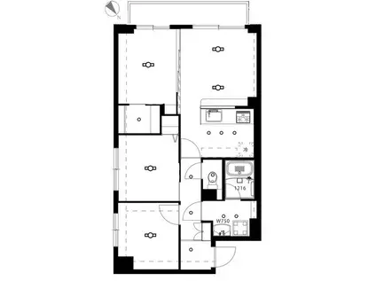 ヴェルデ久我山(3LDK/6階)の間取り写真