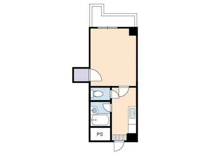 平和ビル錦本町(1K/5階)の間取り写真