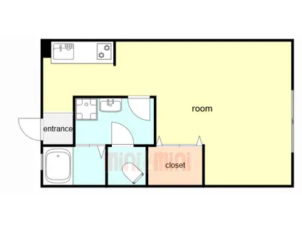 第一西宮マンション(ワンルーム/3階)の間取り写真