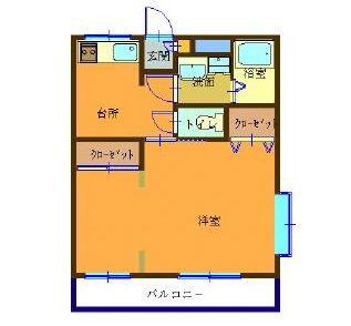セレクトIII(1K/3階)の間取り写真