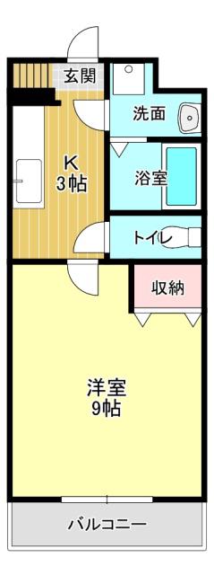 遠州鉄道 曳馬駅 徒歩22分 4階建 築19年(1K/1階)の間取り写真