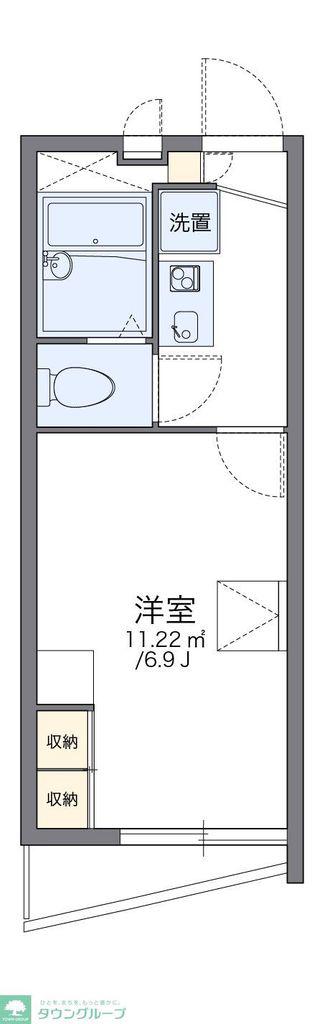 レオパレスアルテ駒沢大学(1K/3階)の間取り写真