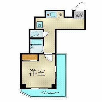 プレール渋谷壱番館(1K/3階)の間取り写真