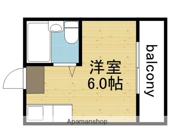 大宝新深江CTサンコート(ワンルーム/1階)の間取り写真