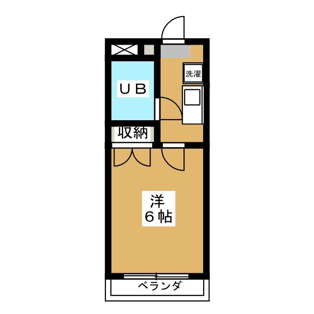 アーバンハイム高円寺(1K/1階)の間取り写真