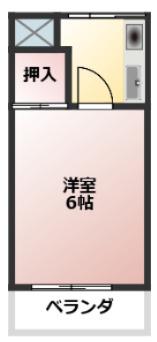 小牧KANEKOビル(1K/4階)の間取り写真