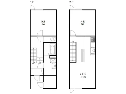 I.M.S(2LDK/1階)の間取り写真