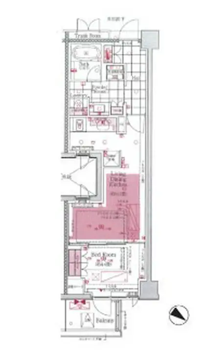 プレミスト赤坂檜町公園 2階階 間取り
