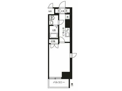 ステラ平塚(1K/7階)の間取り写真