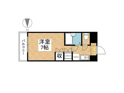 フェア・ステージ(1K/3階)の間取り写真