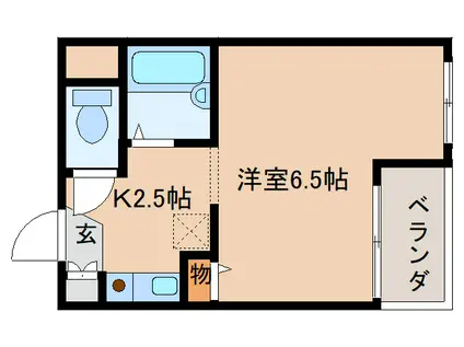 ディアコートYOSHIMURA(1K/3階)の間取り写真