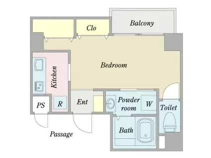 NET LIFE 本町(1K/5階)の間取り写真