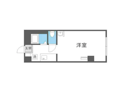 CASTLE17 キャッスル17(1K/7階)の間取り写真