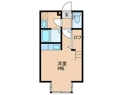 LE CIEL(ワンルーム/1階)の間取り写真