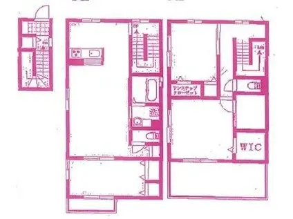 ベリーズ(3SLDK/1階)の間取り写真