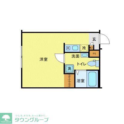 RSC綾瀬(ワンルーム/3階)の間取り写真