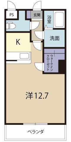 ITS YSI(1K/2階)の間取り写真