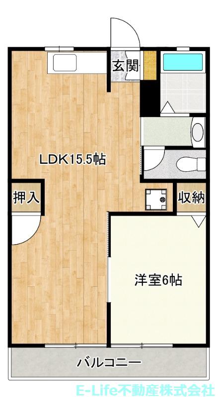 プレジールI・II(1LDK/1階)の間取り写真