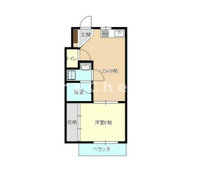 リサグランデ池袋(1LDK/2階)の間取り写真