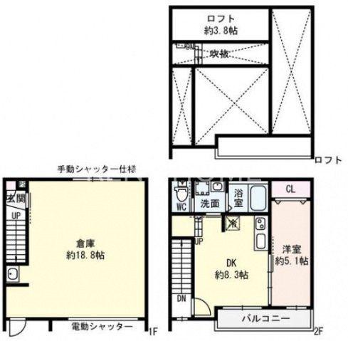 VIDA FELIZ TAKAIDA A棟(1LDK/1階)の間取り写真