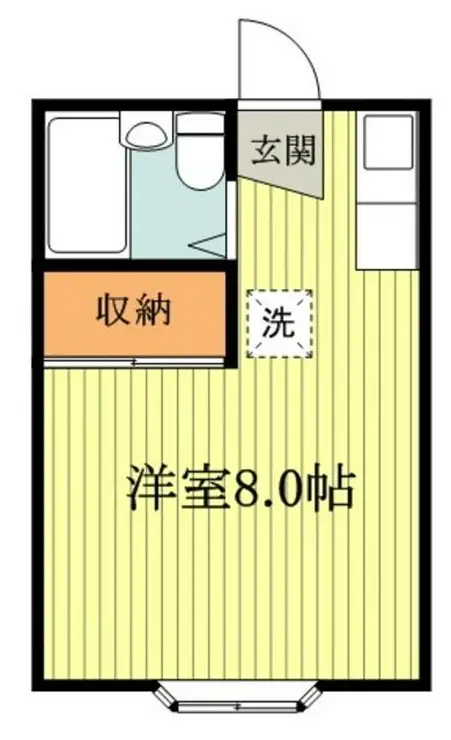 ハイツ山の音 2階階 間取り