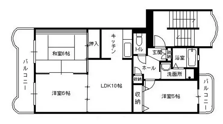 コートミレニアム 3階階 間取り
