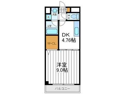 メゾン大塚(1DK/1階)の間取り写真