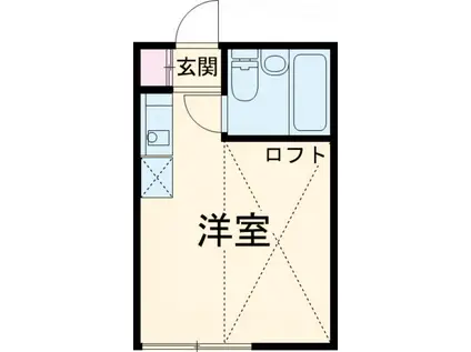 メゾンド・モナーク(ワンルーム/2階)の間取り写真