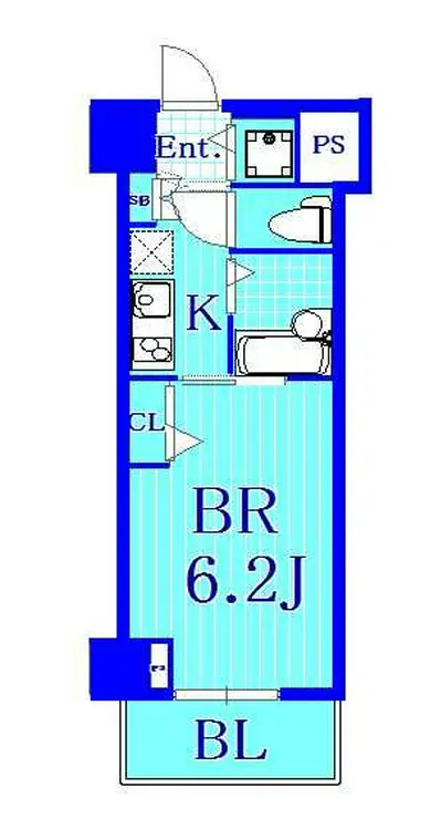 リヴシティ横濱新川町 3階階 間取り