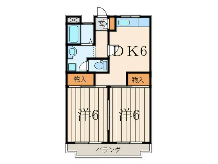 二子玉川ハイツ 1階階 間取り