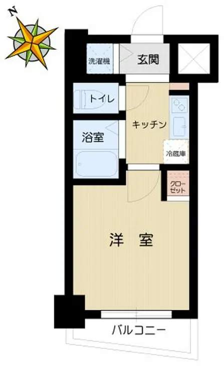 スカイコート後楽園EAST 2階階 間取り