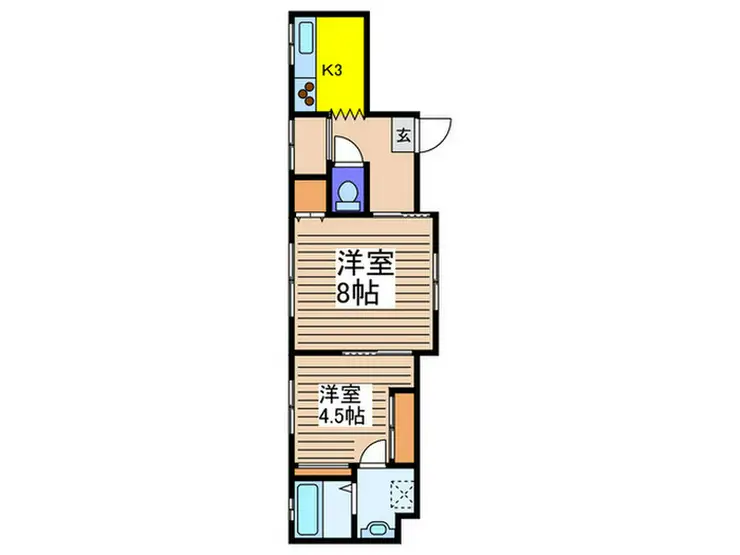 藤平マンション 1階階 間取り