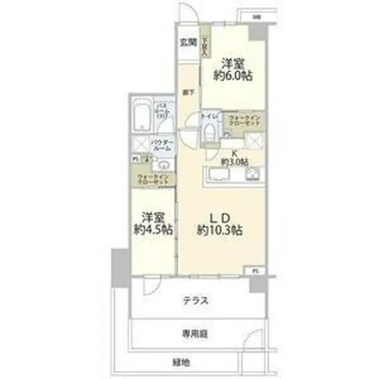 エクセレントシティ志木 1階階 間取り
