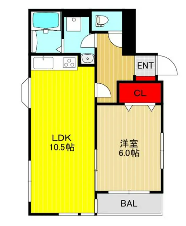 ロワイヤル田中 1階階 間取り