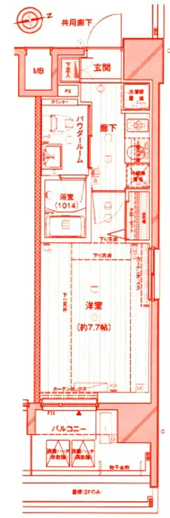 レグラス横浜吉野町 7階階 間取り