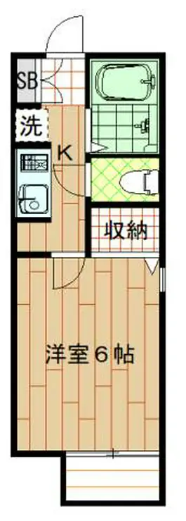 ストーク・ヴィラB 2階階 間取り