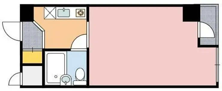 ダイアパレス千歳第2 2階階 間取り