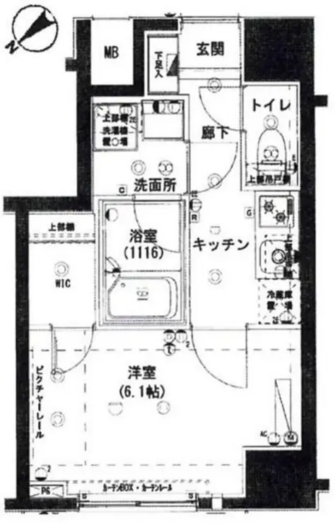ハーモニーレジデンス上野ノースフロント 4階階 間取り