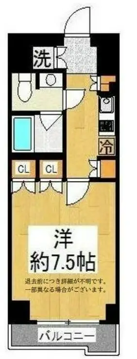 ルーブル都立家政伍番館 3階階 間取り